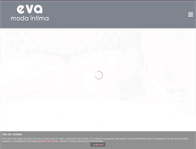 Tablet Screenshot of evamodaintima.com